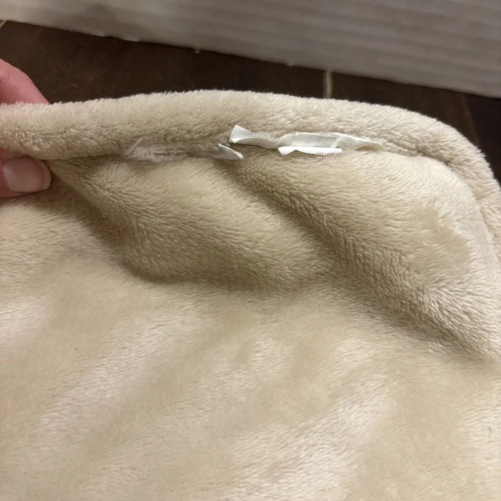 119741 SL Home Fashions Tan So Dreamy Teddy Bear Baby Blanket Security Lovey